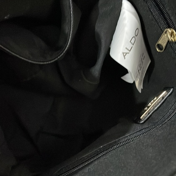 Aldo black/gold small crossbody bag - Picture 8 of 9